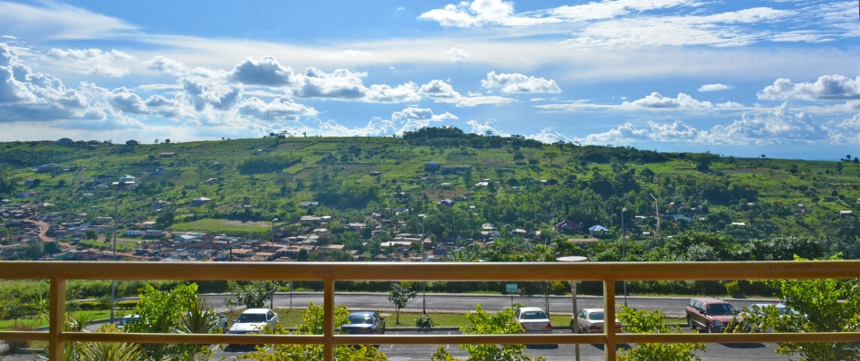 View of Berekuso from campus