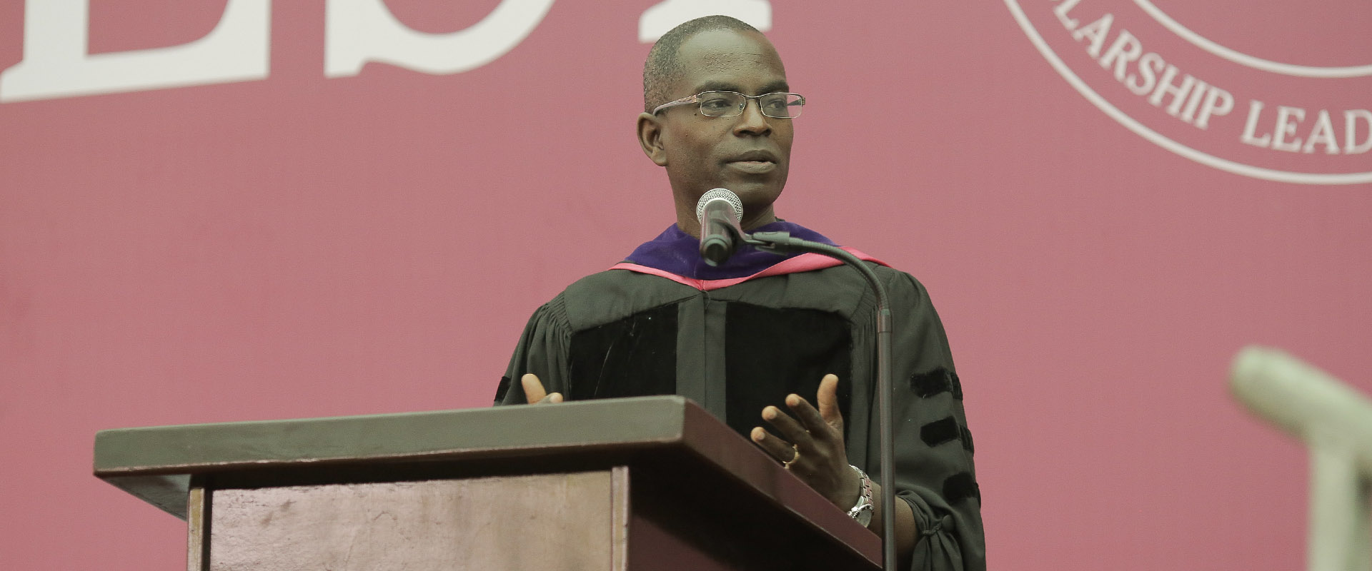 <p>Ashesi's President urges Graduating Class to build resilient character</p>